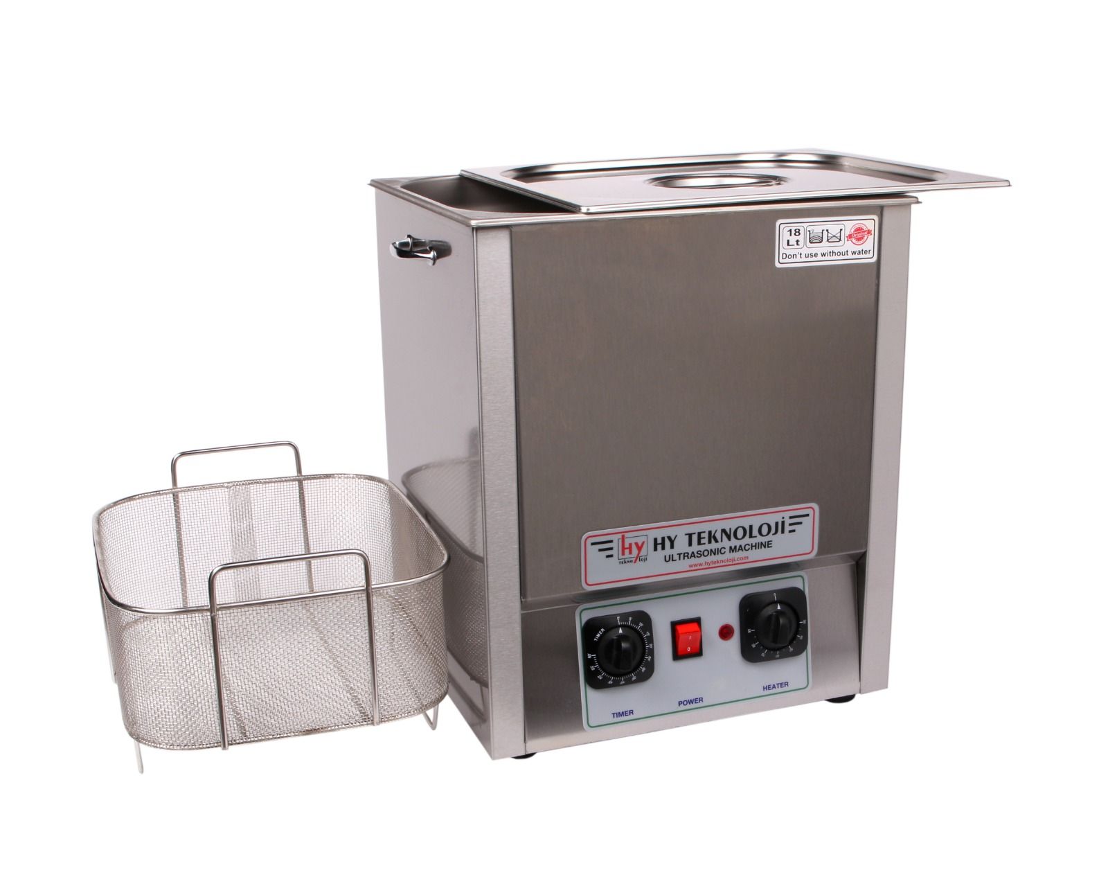 Ultrasonik Temizleyici- 18 Lt analog - endustrideara.com